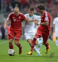 Fussball  1. Bundesliga Saison 2013/2014: FC Bayern Muenchen - Borussia Moenchengladbach