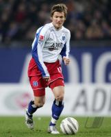 Fussball 1. Bundesliga: HSV, LAUTH Einzelaktion am Ball