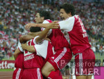 FUSSBALL 1. Bundesliga  Bayern-Eintracht JUBEL FCB