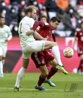 Fussball 1. Bundesliga Saison 21/22: FC Bayern Muenchen - SpVgg Greuther Fuerth