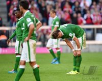 Fussball 1. Bundesliga Saison 14/15: FC Bayern Muenchen - Werder Bremen