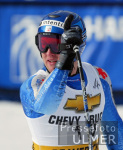 SKI   Weltcup  Super G Herren; Ambrosi Hoffmann (SUI) jubelt