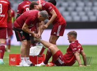 Fussball 1. Bundesliga Saison 21/22: Teampraesentation FC Bayern Muenchen