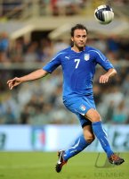 Fussball International EM 2012 - Qualifikation : Giampaolo Pazzini (Italien)