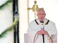 Vatikan, Rom Ostermesse 2022  Papst Franziskus I.