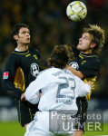 Fussball DFB-Pokal: Aachen - Muenchen, Zweikampf