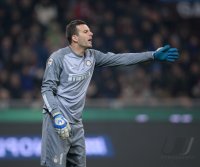 Fussball International Serie A 13/14: Torwart Samir Handanovic (Inter Mailand)