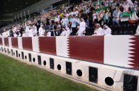 Fussball International WM 2022: Kuehlung im Al Sadd Stadion Doha