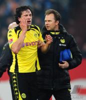 FUSSBALL, 1. BUNDESLIGA, 24. Spieltag: FC Schalke 04 - Borussia Dortmund