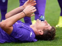 FUSSBALL SERIE A 2013/2014: Mario Gomez (AC Florenz) verletzt