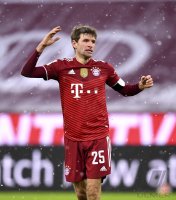 Fussball 1. Bundesliga Saison 21/22: FC Bayern Muenchen - Borussia Moenchengladbach