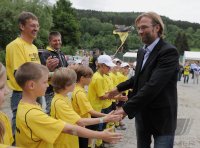 FUSBALL  Meistertrainer Klopp  (BVB Dortmund)  beim Empfang im Heimatort  Glatten