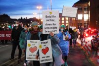 Demonstration von Gegner der Corona-Massnahmen in Reutlingen
