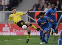 Fussball 1. Bundesliga  2010/2011:  TSG 1899 Hoffenheim  - Borussia Dortmund