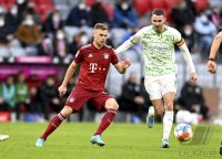 Fussball 1. Bundesliga Saison 21/22: FC Bayern Muenchen - SpVgg Greuther Fuerth