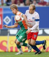 Fussball 1. Bundesliga: Hamburg - Bremen