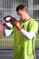 Fussball Training Deutsche Nationalmannschaft: Torwart Manuel Neuer Deutschland)
