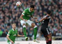 Fussball, 1. Bundesliga  Saison 2014/2015: Werder Bremen - Bayer 04 Leverkusen