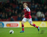 FUSSBALL INTERNATIONALES TESTSPIEL: Daenemark - Schweden