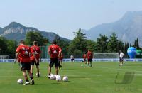 Fussball 1. Bundesliga: Training beim FC Bayern Muenchen