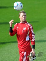Fussball 1. Bundesliga 11/12: FC Bayern Muenchen Training in Doha