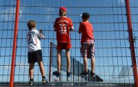 Fussball 1. Bundesliga :  Training beim FC Bayern Muenchen an der Saebener Strasseasse