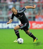 Fussball CHL  Saison 2011/2012:  Arjen Robben (FC Bayern Muenchen)