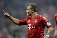 FUSSBALL DFB POKAL  Saison 2012/2013:  FC Bayern Muenchen - VfL Wolfsburg