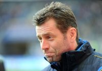 Fussball 1. Bundesliga : Trainer Michael Skibbe (Eintracht Frankfurt)