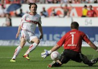 Fussball 1. Bundesliga  Saison 2010/2011:  VfB Stuttgart - Hamburger SV