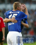 Liga-Pokal: Schalke 04 - Leverkusen, Frank ROST am Ball