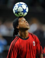 Fussball Champions League  Saison 2010/2011:  Ronaldinho (AC Mailand) , ENTT&acirc;&not;USCHT, ENTTAEUSCHT, ENTTAEUSCHUNG, ENTT&acirc;&not;USCHUNG, FRUST, FR
