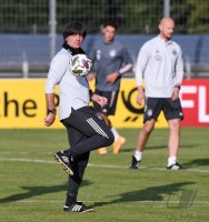Fussball Training Deutsche Nationalmannschaft in Stuttgart