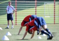 1. Fussball Bundesliga : Training beim FC Bayern Muenchen