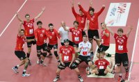 Volleyball  1. Bundesliga  14/15:  TV Rottenburg - Netzhoppers KW-Bestensee