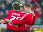 Fussball 1. Bundesliga: Leverkusen - Bremen,  Jubel n. 1:0