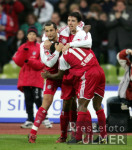 Fussball Bundesliga, FCB-Mainz; Jubel FCB