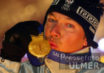Olympische Winterspiele 2002 Siegerehrung Skialpin Abfahrt Herren