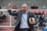Volleyball  1. Bundesliga  10/11: Trainer  Mueller-Angstenberger (ENBW TV Rottenburg)  ENBW TV Rottenburg - SCC Berlin