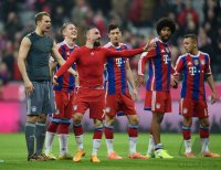 Fussball 1. Bundesliga Saison 14/15: FC Bayern Muenchen - TSG 1899 Hoffenheim