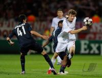 FUSSBALL  International CHL 09/10:  Olympique Lyon - FC Bayern  Muenchen