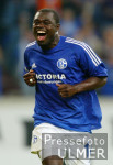 Fussball UI-Cup: Schalke - Liberec, jubel Asamoah