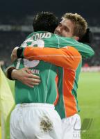 Fussball CL: Bremen - Turin, Jubel Bremen