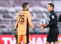 Fussball 1. Bundesliga Saison 21/22: FC Bayern Muenchen - Borussia Moenchengladbach