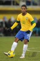 Fussball International  Testspiel:  Ronaldinho (Brasilien) am Ball