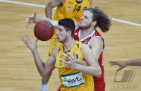 Basketball 1. Bundesliga 15/16 Hauptrunde: Walter Tigers Tuebingen - FC Bayern Muenchen