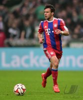Fussball, 1. Bundesliga  Saison 2014/2015: SV Werder Bremen - FC Bayern Muenchen
