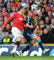 Fussball CHL  Saison 2010/2011:  Manchester United - FC Schalke 04