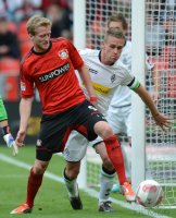 Fussball 1. Bundesliga, Saison 2012/2013:  Bayer 04 Leverkusen - Borussia Moenchengladbach