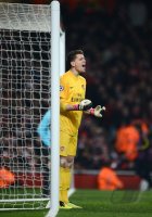 FUSSBALL INTERNATIONAL CHL ACHTELFINALE 12/13: Torwart Wojciech Szczesny (Arsenal)